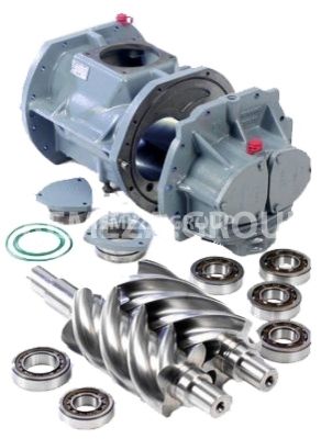 Ремкомплект тефлоновых уплотнений для вал SCA9/10/12 GR2 Termomeccanica 914403011 фото